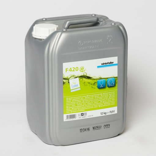 Spezial-Bistroreiniger F 420, 12kg für gewerbliche Gläser- und Geschirrspülmaschinen