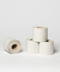 Toilettenpapier Krepp 1-lagig 400 Blatt, natur , VE 64 Rollen