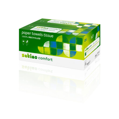 Wepa Satino Papierhandtücher Comfort, Recycling, Tissue, C-Falz